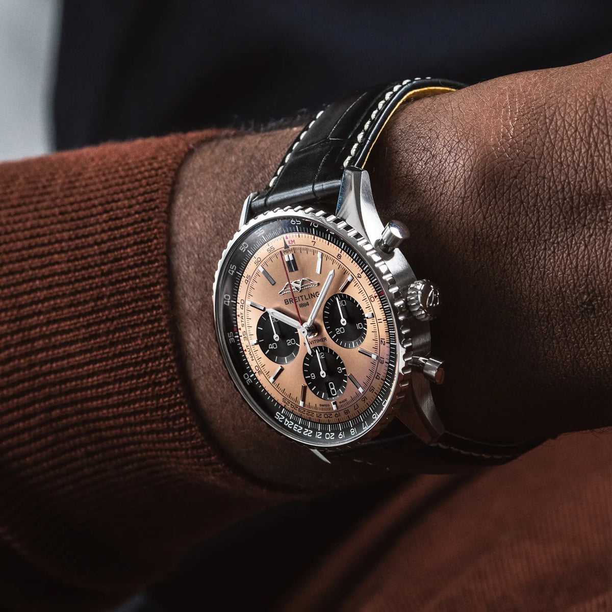 Navitimer B01 Chronograph 43 Stainless steel 43 mm AB0138241K1P1 fifth view