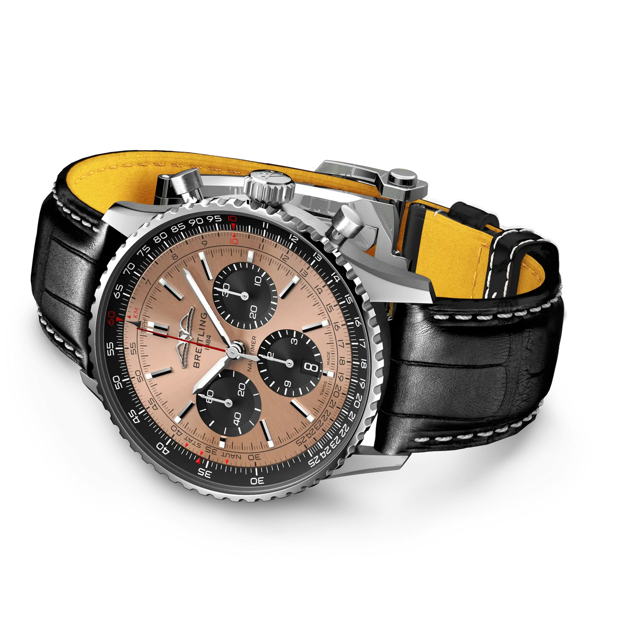 Navitimer B01 Chronograph 43 Stainless steel 43 mm AB0138241K1P1 third view