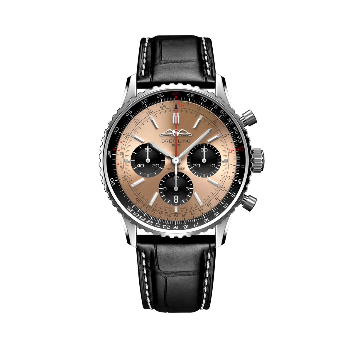 Navitimer B01 Chronograph 43 Stainless steel 43 mm AB0138241K1P1 main view