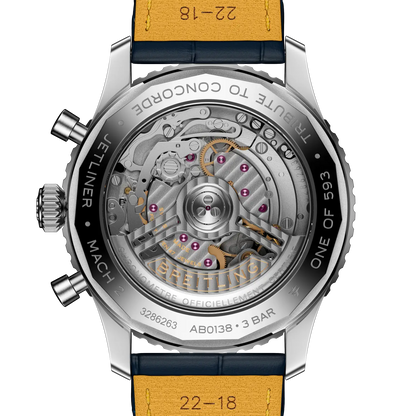 Navitimer B01 Chronograph 43 Tribute to Concorde Stainless steel 43 mm AB01389C1C1P1 fourth view