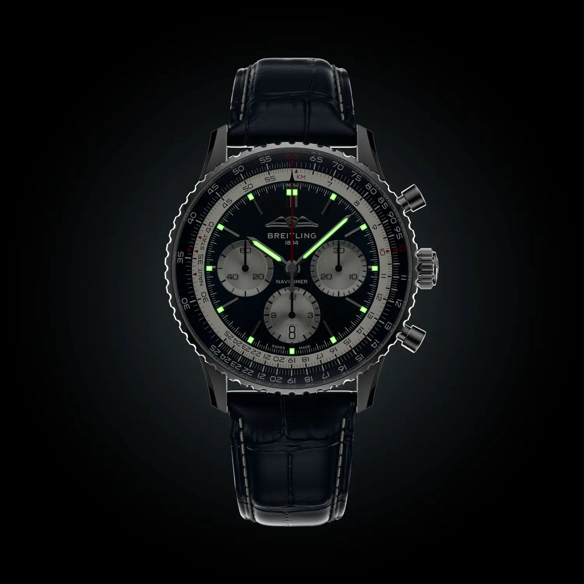 Navitimer B01 Chronograph 43 Tribute to Concorde Stainless steel 43 mm AB01389C1C1P1 fifth view