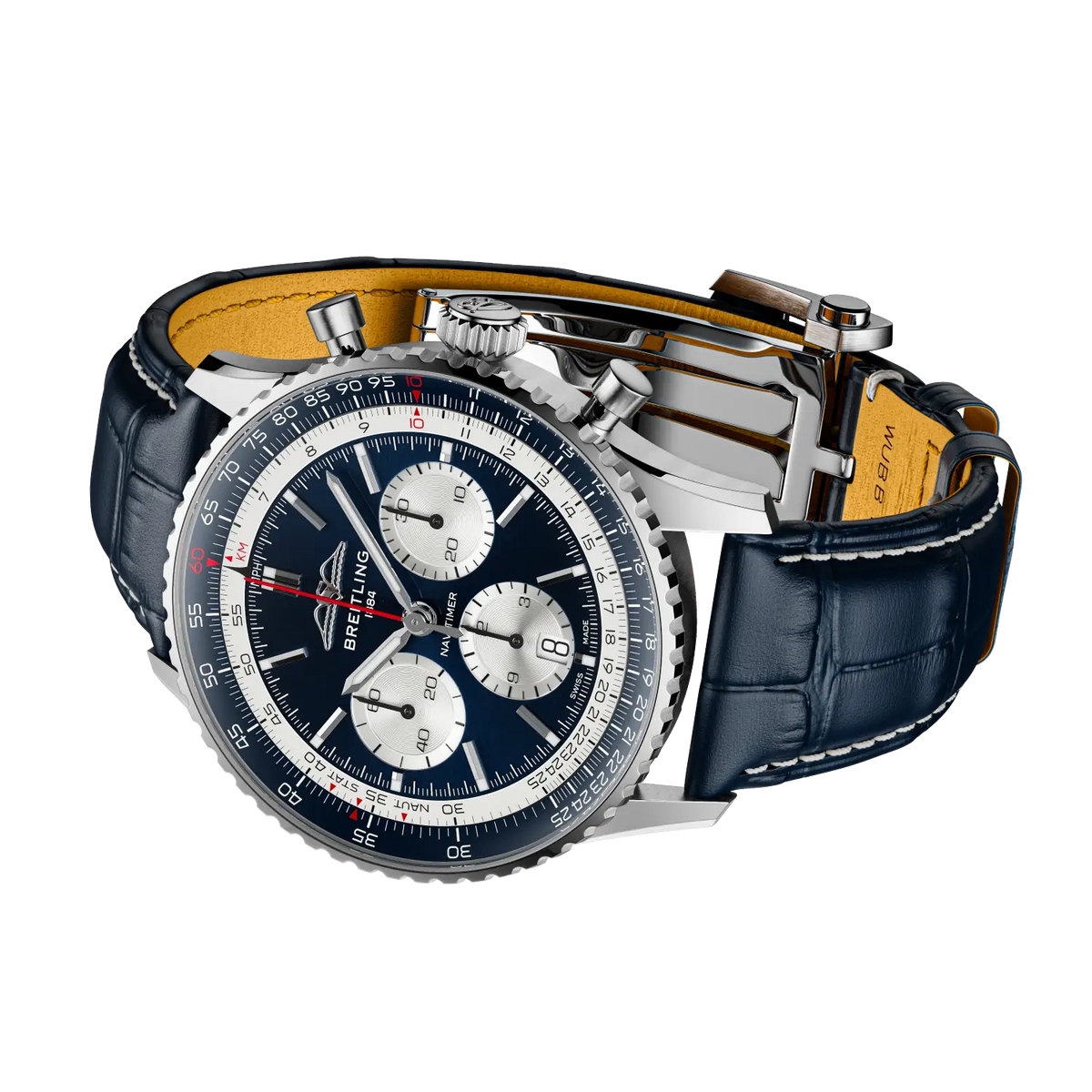 Navitimer B01 Chronograph 43 Tribute to Concorde Stainless steel 43 mm AB01389C1C1P1 third view