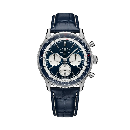 Navitimer B01 Chronograph 43 Tribute to Concorde Stainless steel 43 mm AB01389C1C1P1 main view