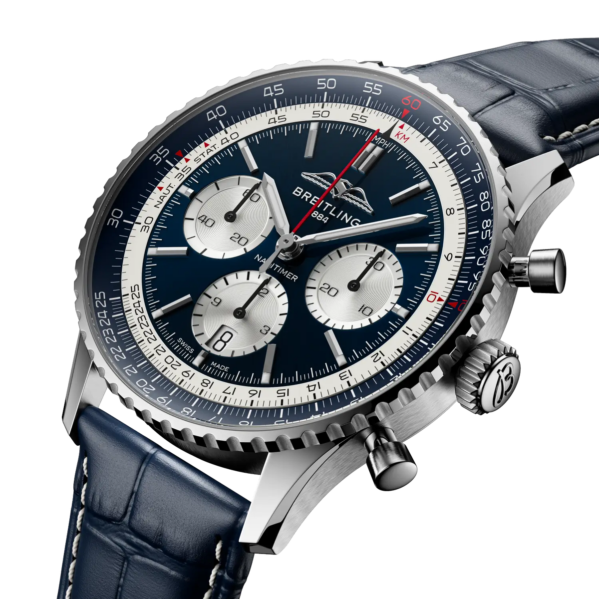 Navitimer B01 Chronograph 43 Tribute to Concorde Stainless steel 43 mm AB01389C1C1P1 secondary view