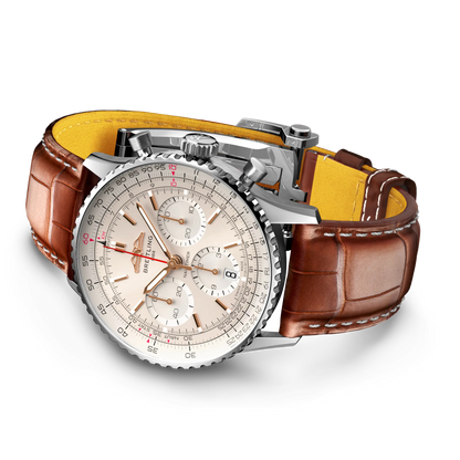 Navitimer B01 Chronograph 41 Stainless steel 41 mm AB0139211G1P1 third view