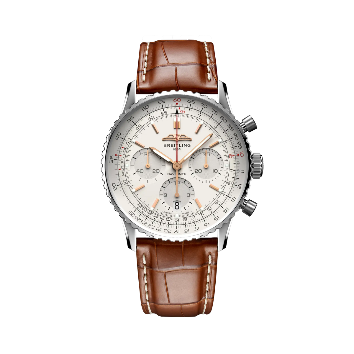 Navitimer B01 Chronograph 41 Stainless steel 41 mm AB0139211G1P1 main view