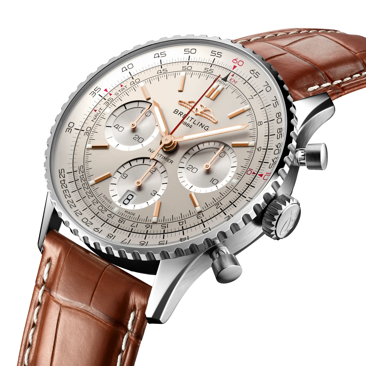 Navitimer B01 Chronograph 41 Stainless steel 41 mm AB0139211G1P1 secondary view