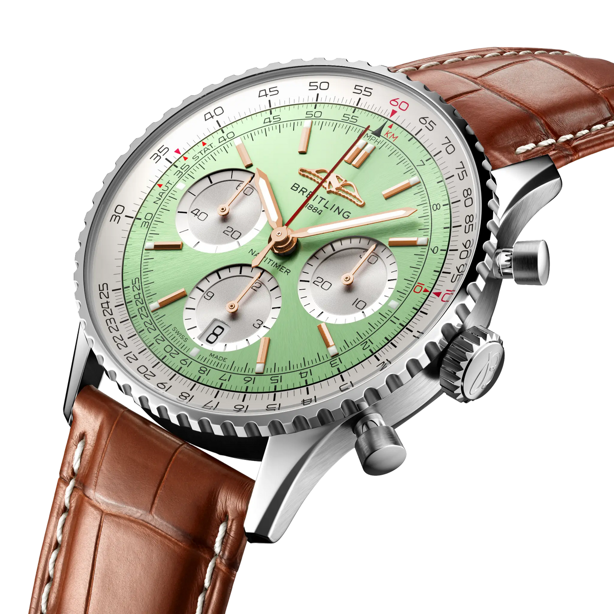 Navitimer B01 Chronograph 41 Stainless steel 41 mm AB0139211L1P1 secondary view