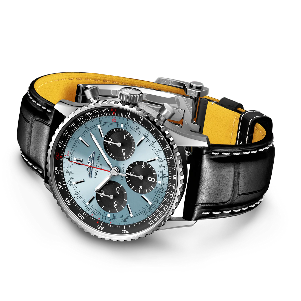 Navitimer B01 Chronograph 41 Stainless steel 41 mm AB0139241C2P1 third view