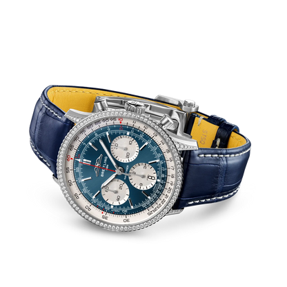 Navitimer B01 Chronograph 41 Stainless steel (gem-set) 41 mm AB0139631C1P1 third view