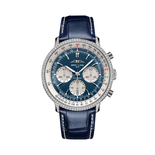 Navitimer B01 Chronograph 41 Stainless steel (gem-set) 41 mm AB0139631C1P1 main view