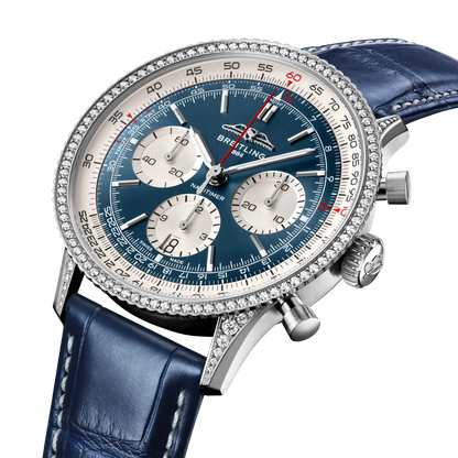 Navitimer B01 Chronograph 41 Stainless steel (gem-set) 41 mm AB0139631C1P1 secondary view