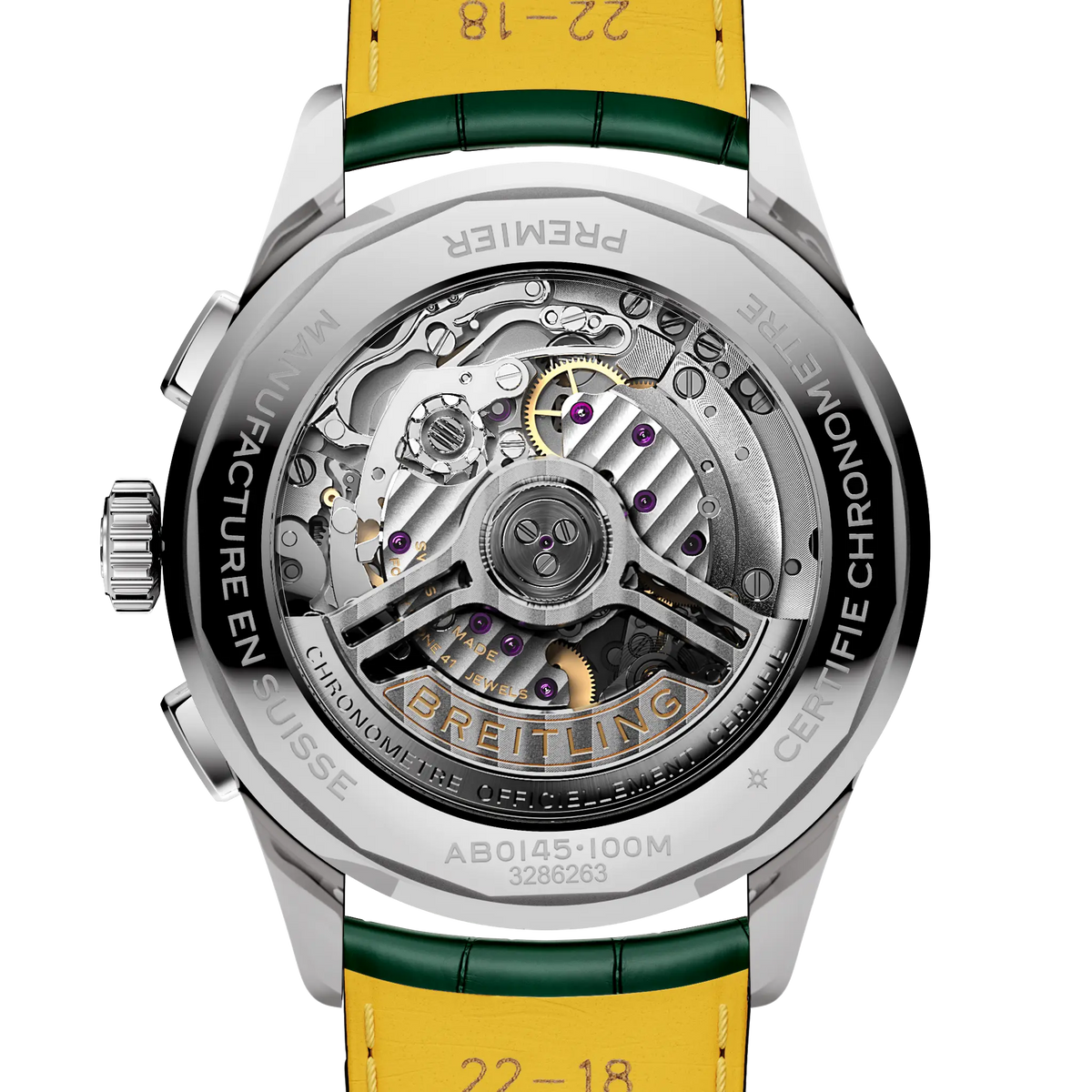 Premier B01 Chronograph 42 Stainless steel 42 mm AB0145371L1P2 fourth view