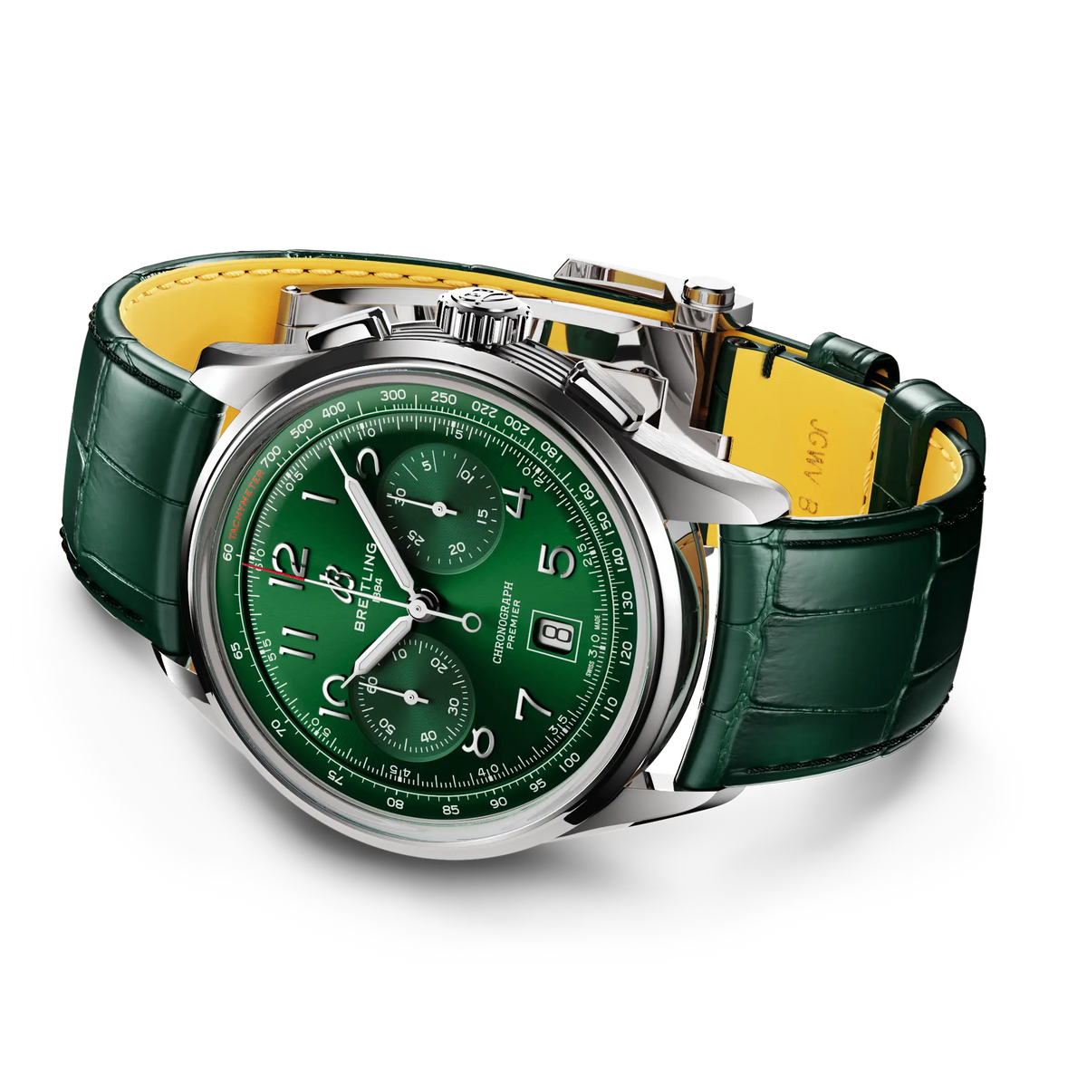 Premier B01 Chronograph 42 Stainless steel 42 mm AB0145371L1P2 third view