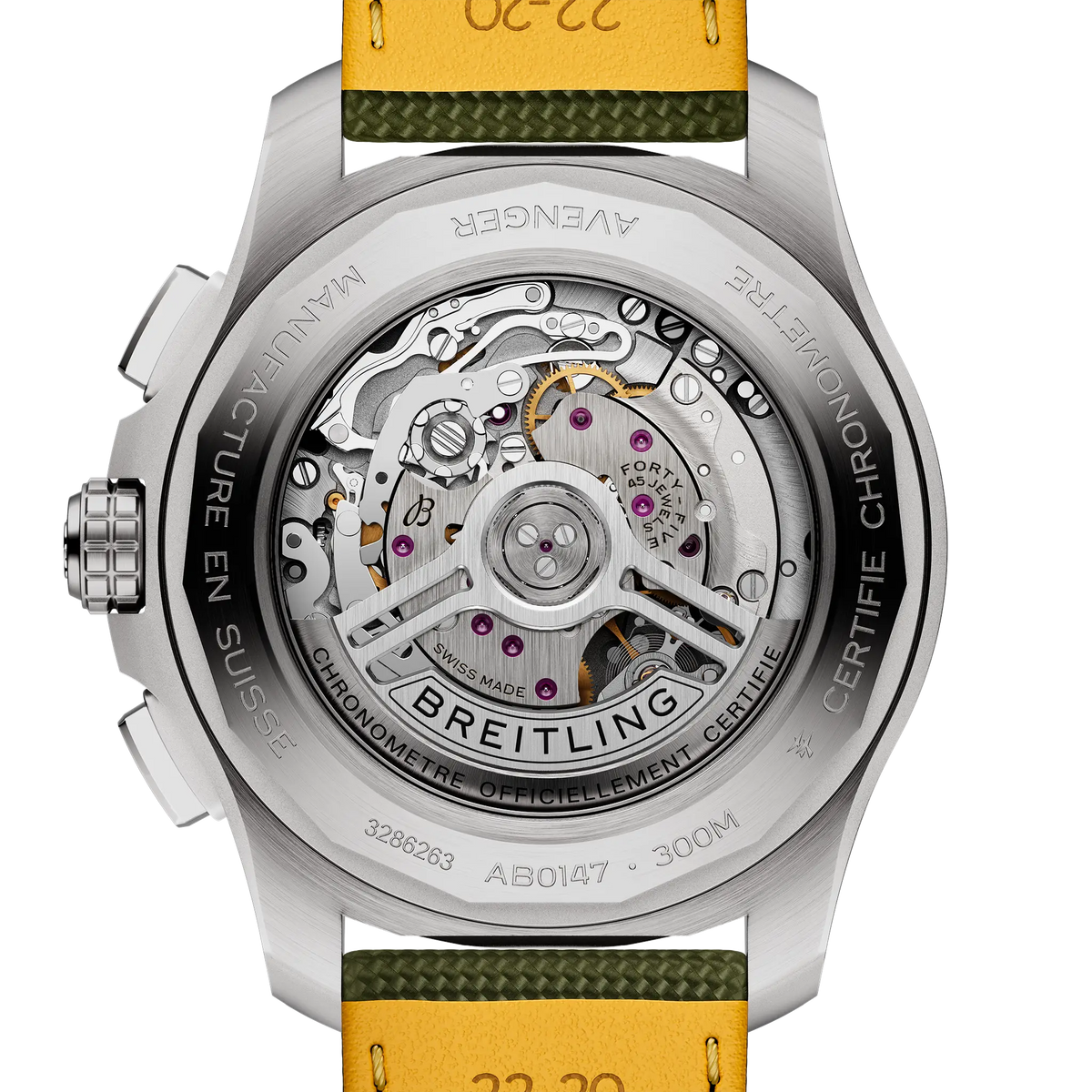 Avenger B01 Chronograph 44 Stainless steel 44 mm AB0147101L1X1 fourth view