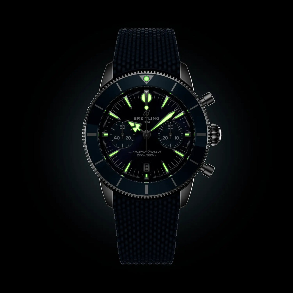 Superocean Heritage B01 Chronograph 42 Stainless steel 42 mm AB0156161C1S1 fourth view