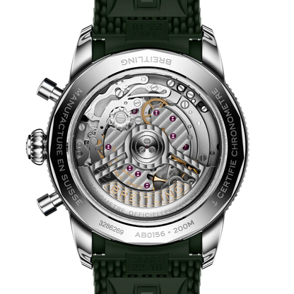 Superocean Heritage B01 Chronograph 42 Stainless steel 42 mm AB0156361L1S1 third view