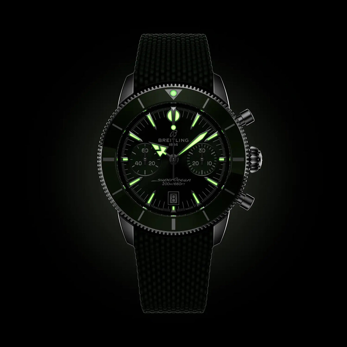 Superocean Heritage B01 Chronograph 42 Stainless steel 42 mm AB0156361L1S1 fourth view