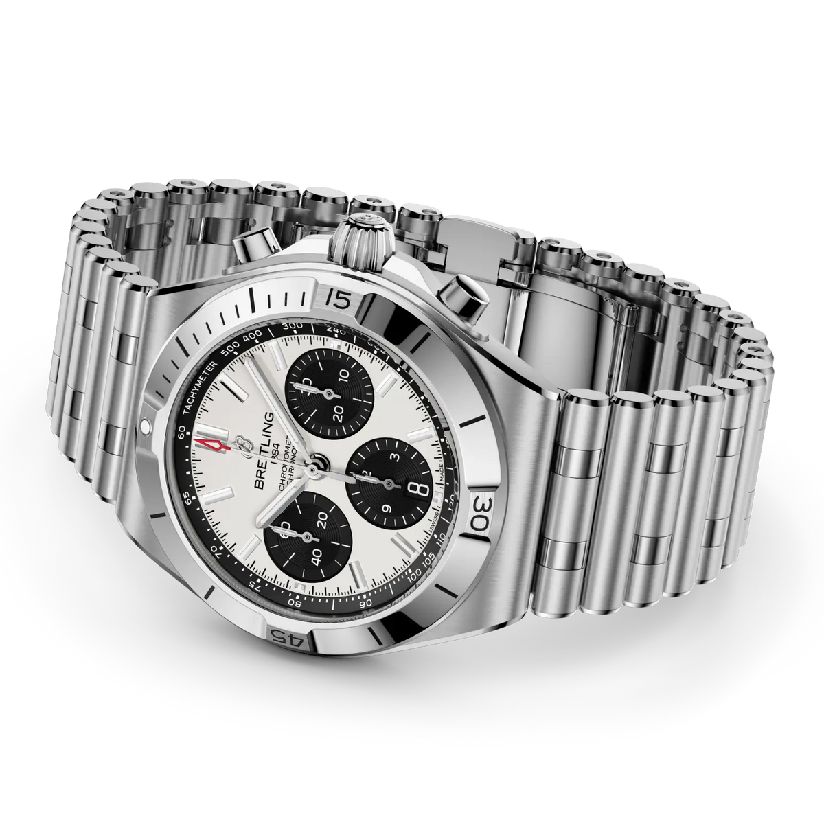 Chronomat B01 Chronograph 42 Stainless steel 42 mm AB0158101A1A1 third view