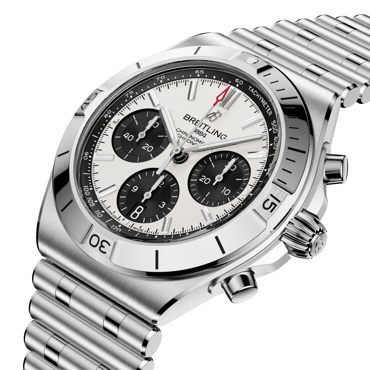 Chronomat B01 Chronograph 42 Stainless steel 42 mm AB0158101A1A1 second view