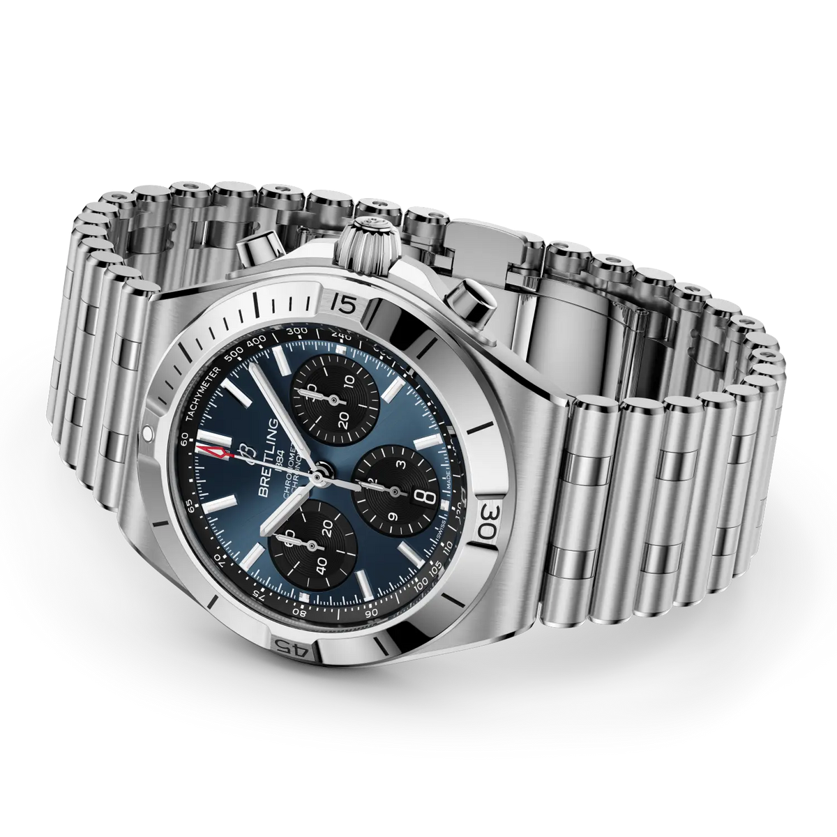 Chronomat B01 Chronograph 42 Stainless steel 42 mm AB0158101C1A1 third view