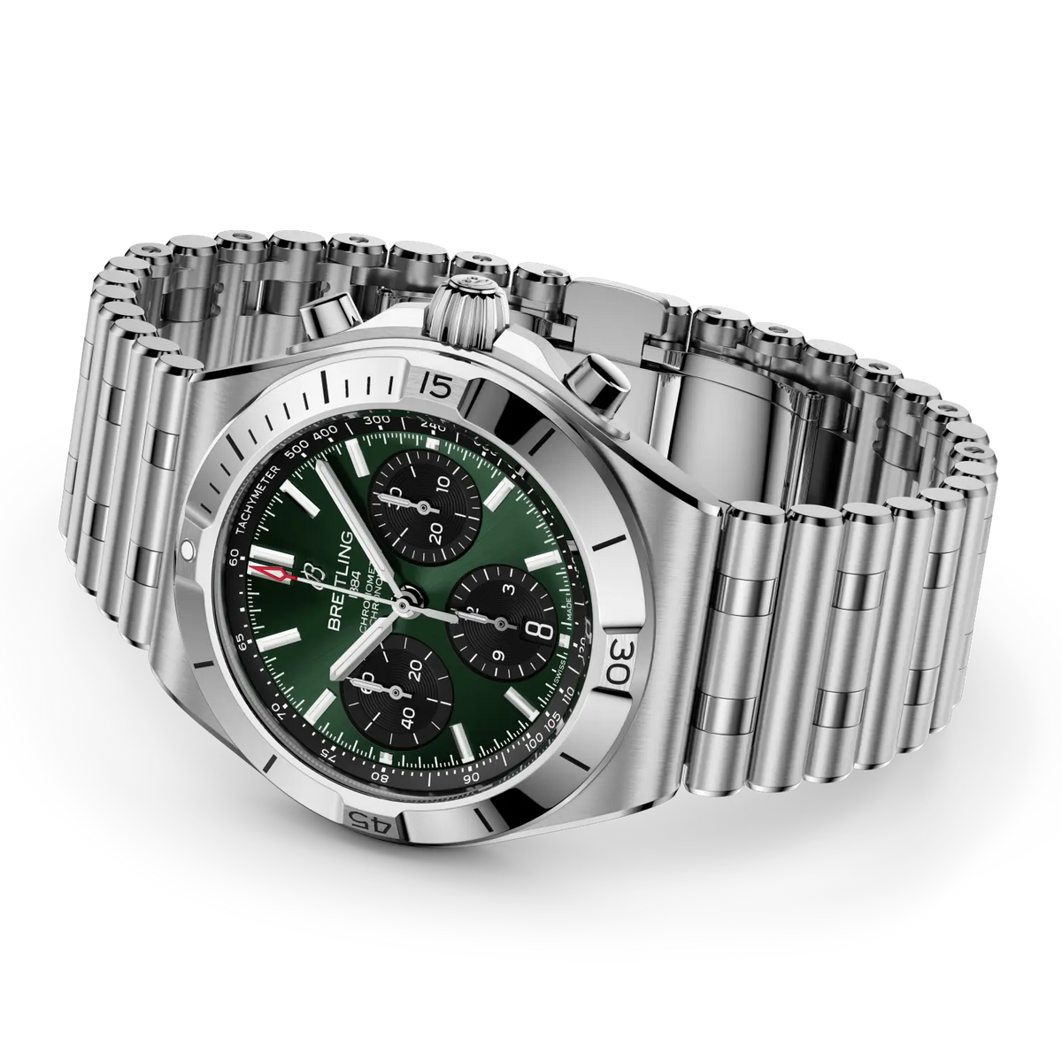 Chronomat B01 Chronograph 42 Stainless steel 42 mm AB0158101L1A1 third view