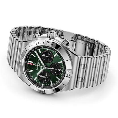 Chronomat B01 Chronograph 42 Stainless steel 42 mm AB0158101L1A1 third view