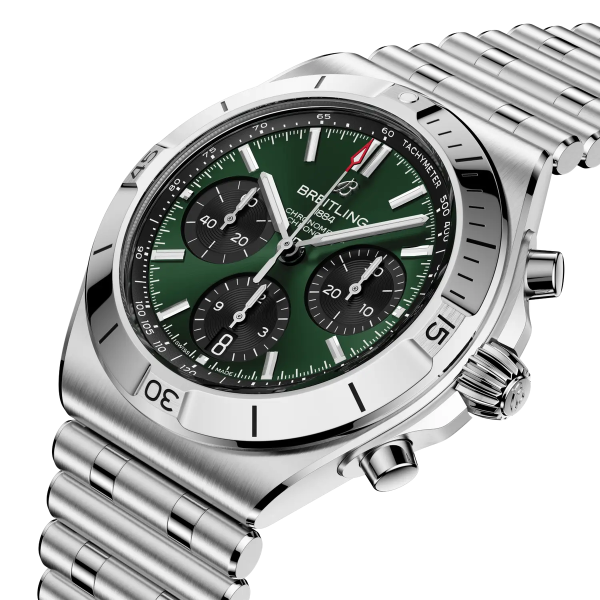 Chronomat B01 Chronograph 42 Stainless steel 42 mm AB0158101L1A1 second view