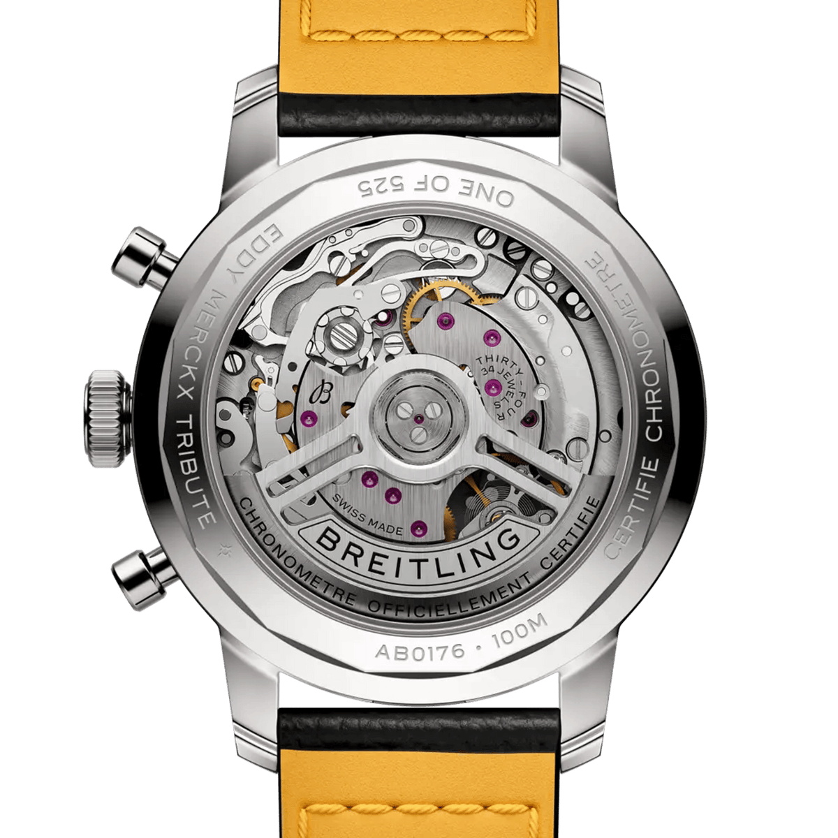Top Time B01 Chronograph 41 Eddy Merckx Stainless steel 41 mm AB01762C1I1X1 third view