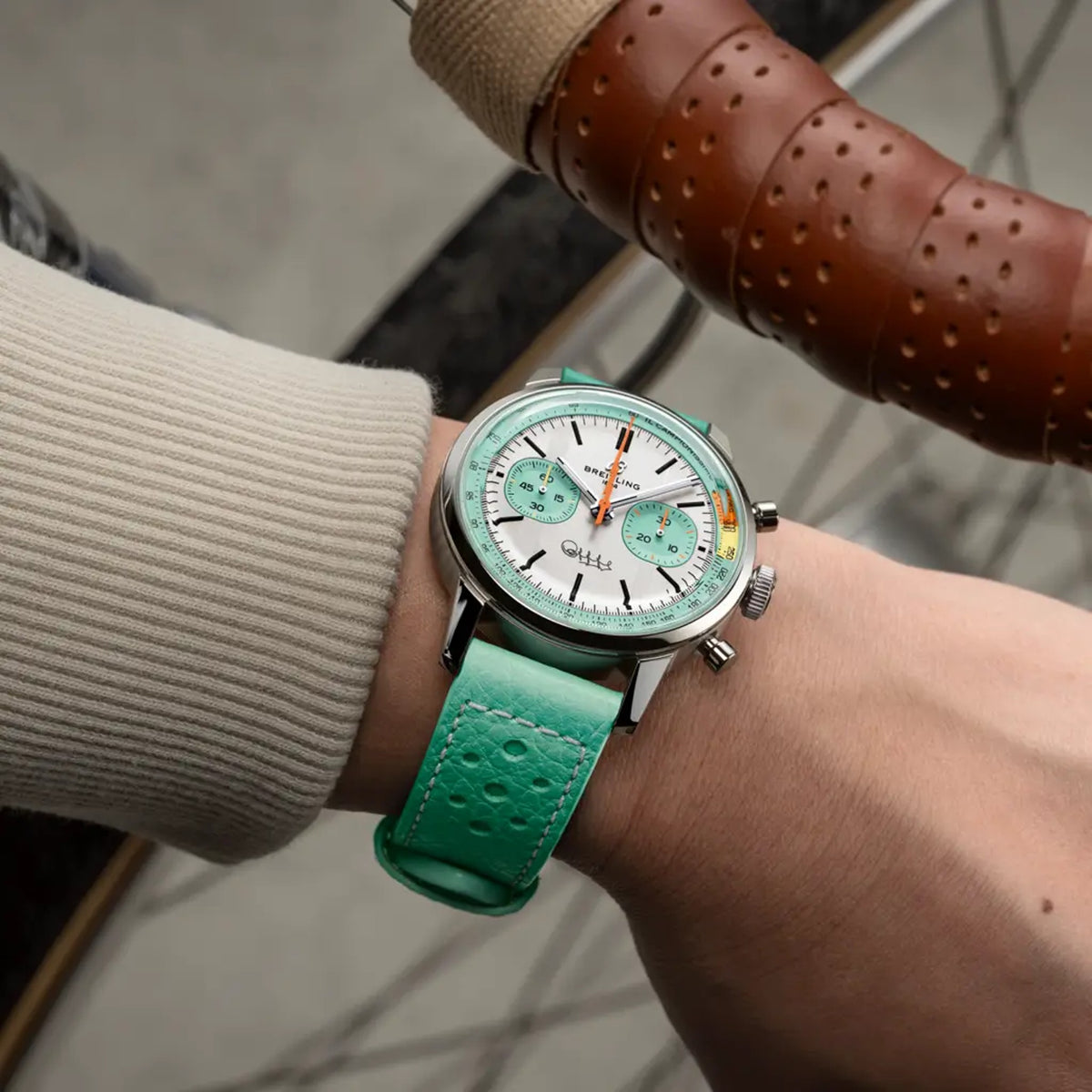 Top Time B01 Fausto Coppi Stainless steel 41 mm AB01768A1A1X1 fourth view