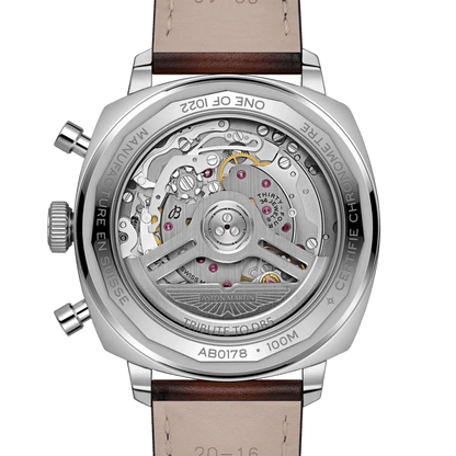 Top Time B01 Chronograph 41 Tribute to Aston Martin DB5 Stainless steel 41 mm AB0178121G1X1 third view