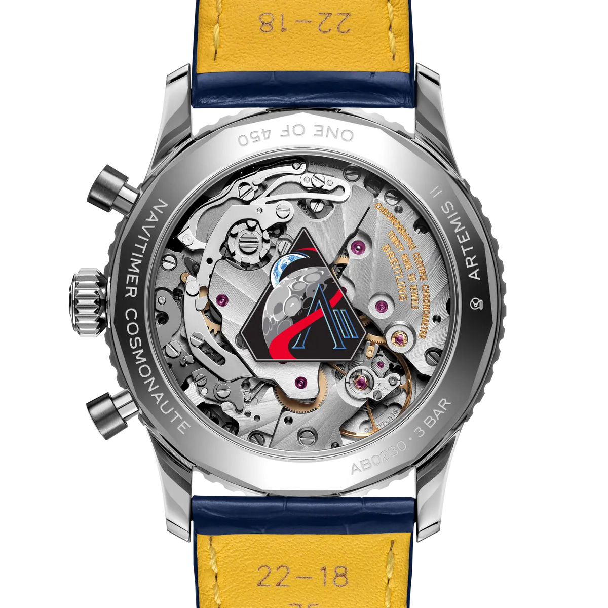 Navitimer B02 Chronograph 41 Cosmonaute ARTEMIS II Stainless steel 41 mm AB02307A1C1P1 fourth view