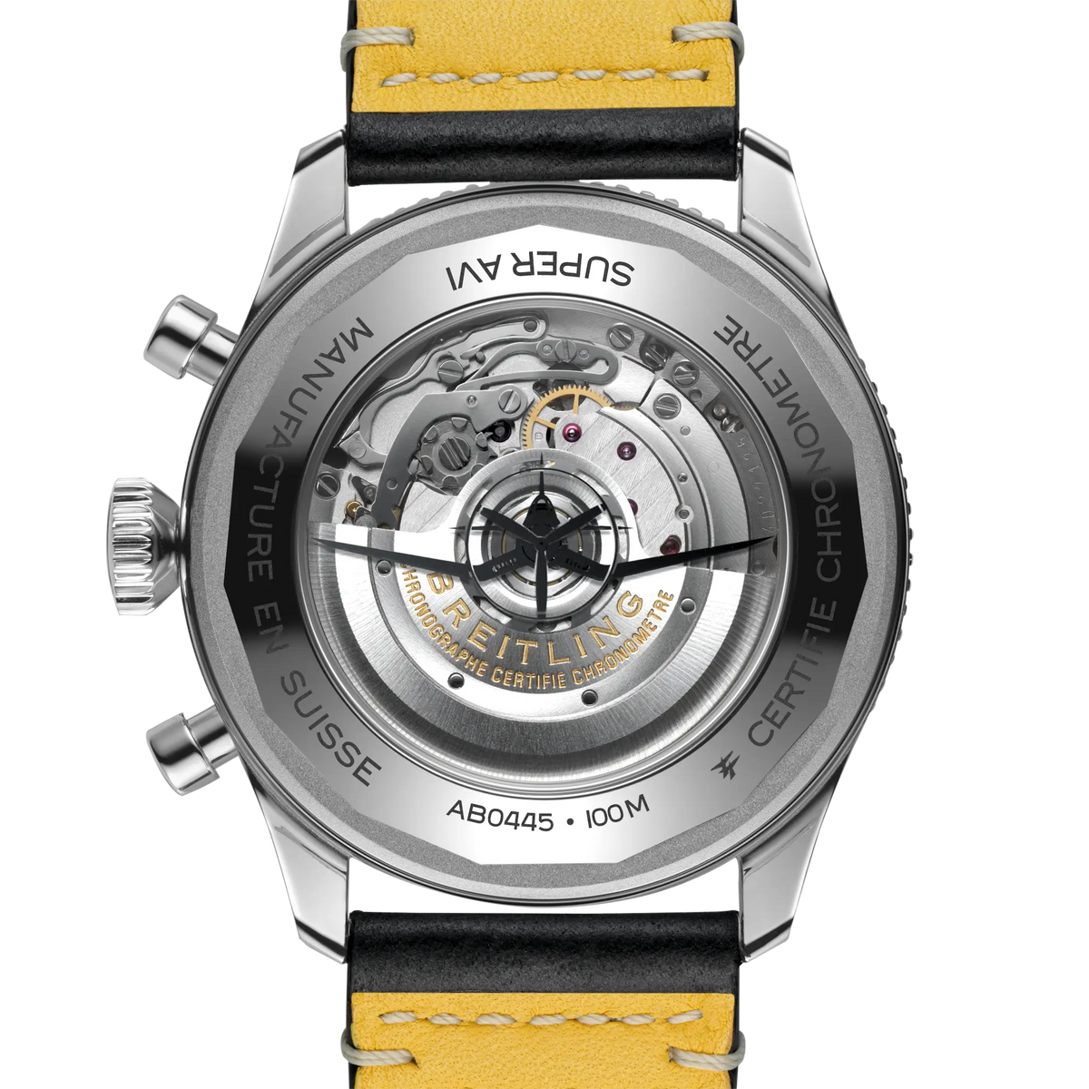 Super AVI B04 Chronograph GMT 46 Tribute to Vought F4U Corsair Stainless steel 46 mm AB04451A1C1X1 fourth view