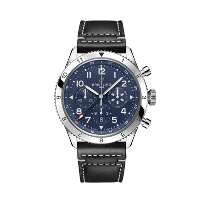 Super AVI B04 Chronograph GMT 46 Tribute to Vought F4U Corsair Stainless steel 46 mm AB04451A1C1X1 main view