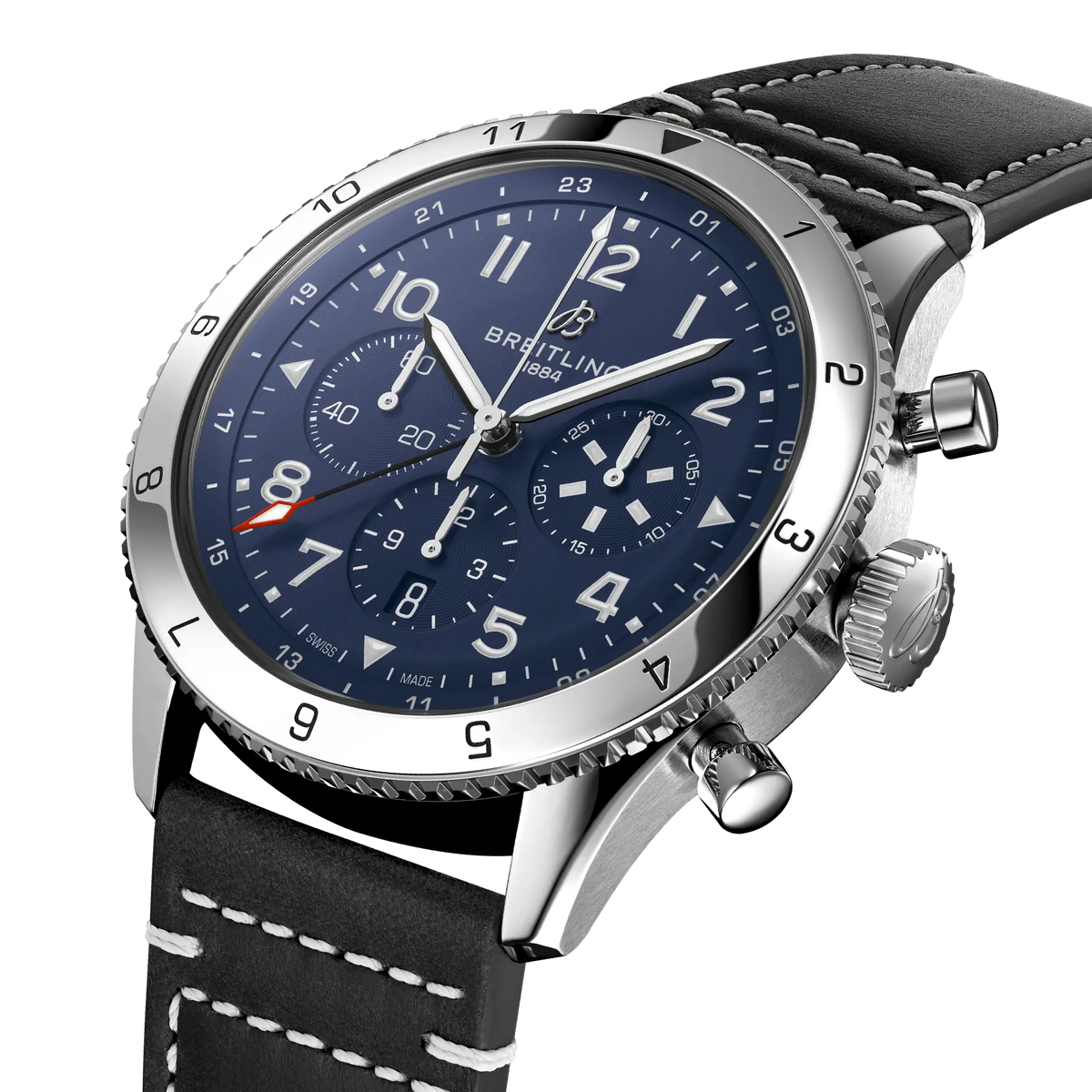 Super AVI B04 Chronograph GMT 46 Tribute to Vought F4U Corsair Stainless steel 46 mm AB04451A1C1X1 second view