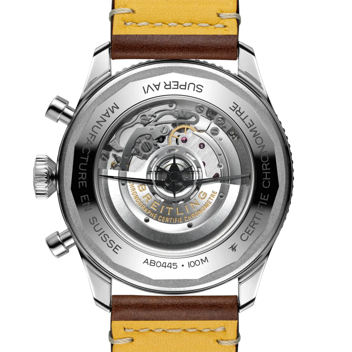 Super AVI B04 Chronograph GMT 46 Curtiss Warhawk Stainless steel 46 mm AB04452A1L1X1 fourth view