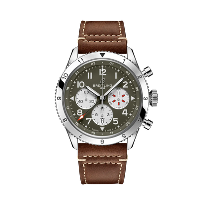 Super AVI B04 Chronograph GMT 46 Curtiss Warhawk Stainless steel 46 mm AB04452A1L1X1 main view