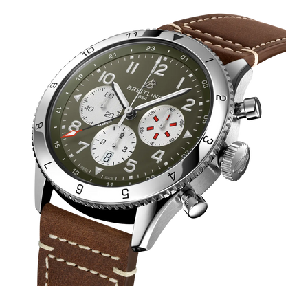 Super AVI B04 Chronograph GMT 46 Curtiss Warhawk Stainless steel 46 mm AB04452A1L1X1 second view