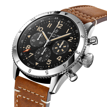 Super AVI B04 Chronograph GMT 46 P-51 Mustang Stainless steel 46 mm AB04453A1B1X1 second view