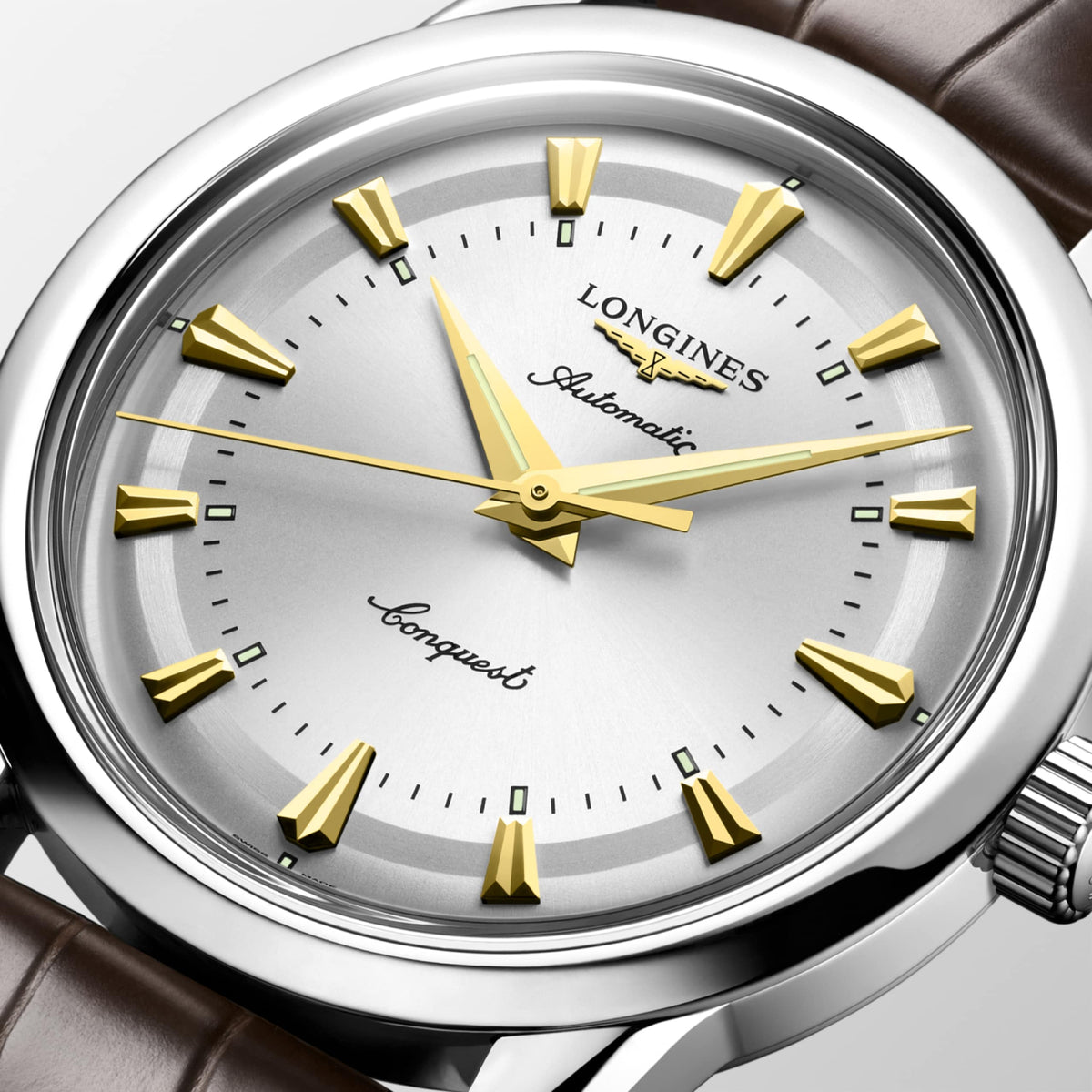 Conquest Heritage 38.00 mm Opaline Ivory Stainless steel L16494720 L1.649.4.72.0 detailed view