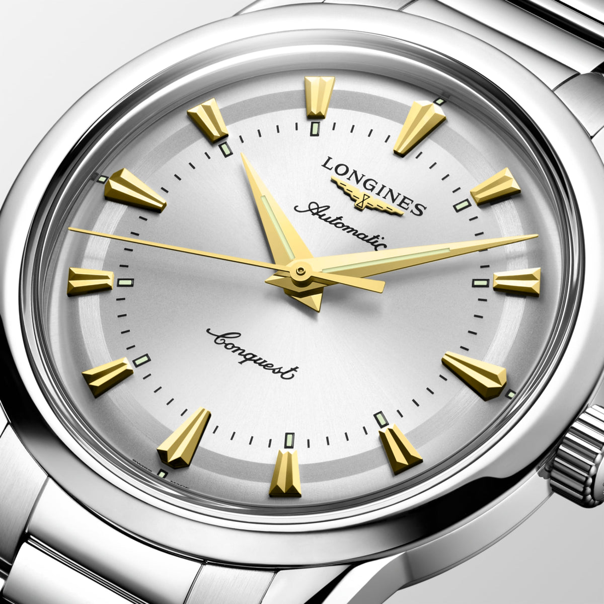 Conquest Heritage 38.00 mm Opaline Ivory Stainless steel L16494726 L1.649.4.72.6 detailed view