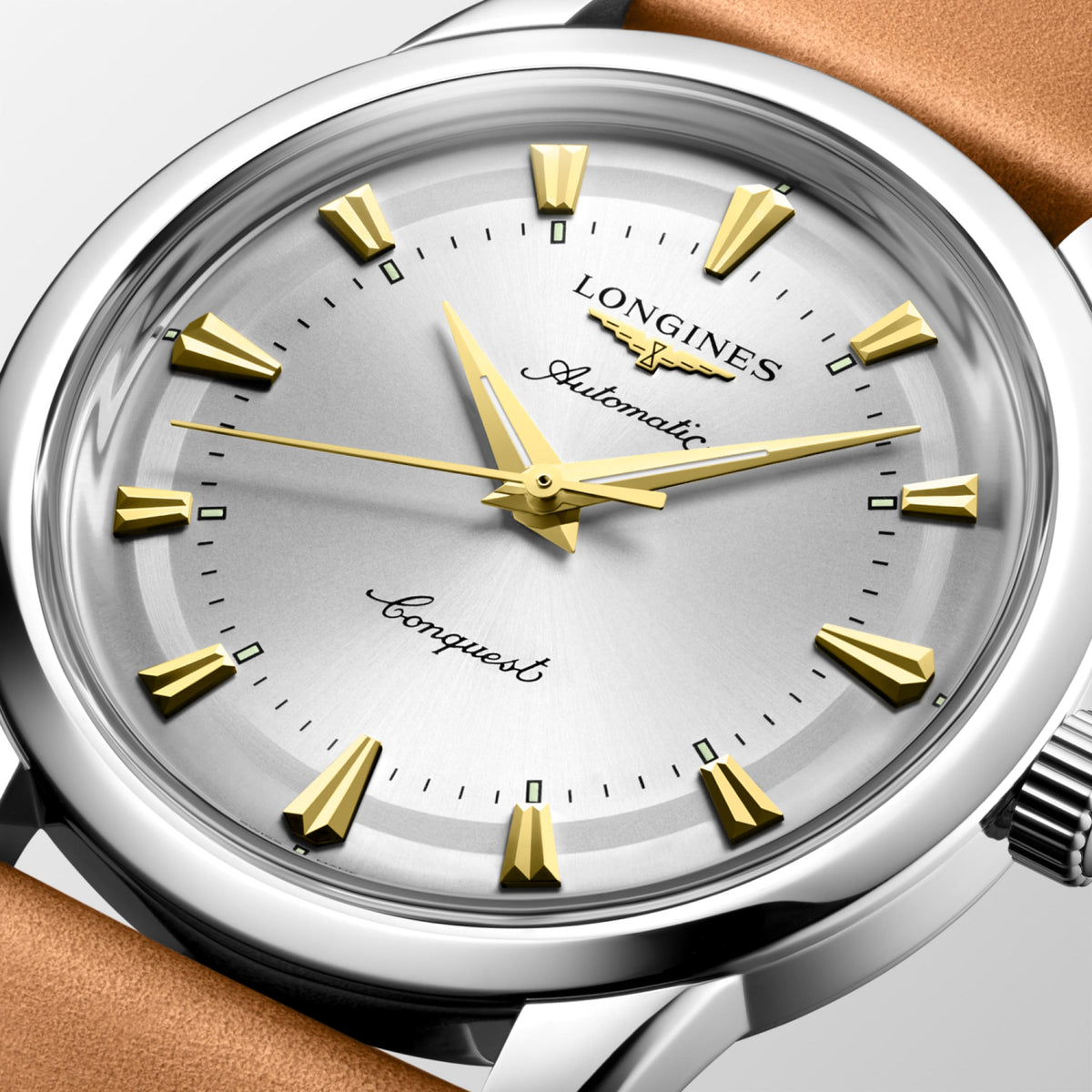 Conquest Heritage 40.00 mm Opaline Ivory Stainless steel L16504722 L1.650.4.72.2 detailed view