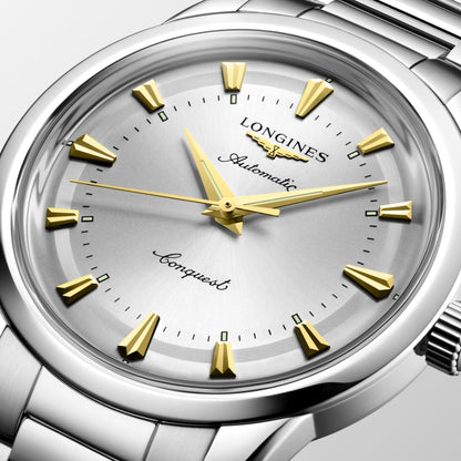 Conquest Heritage 40.00 mm Opaline Ivory Stainless steel L16504726 L1.650.4.72.6 detailed view