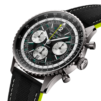 Navitimer B01 Chronograph 43 Aston Martin Aramco Formula ONE™ team Titanium 43 mm EB01381A1B1X1 secondary view