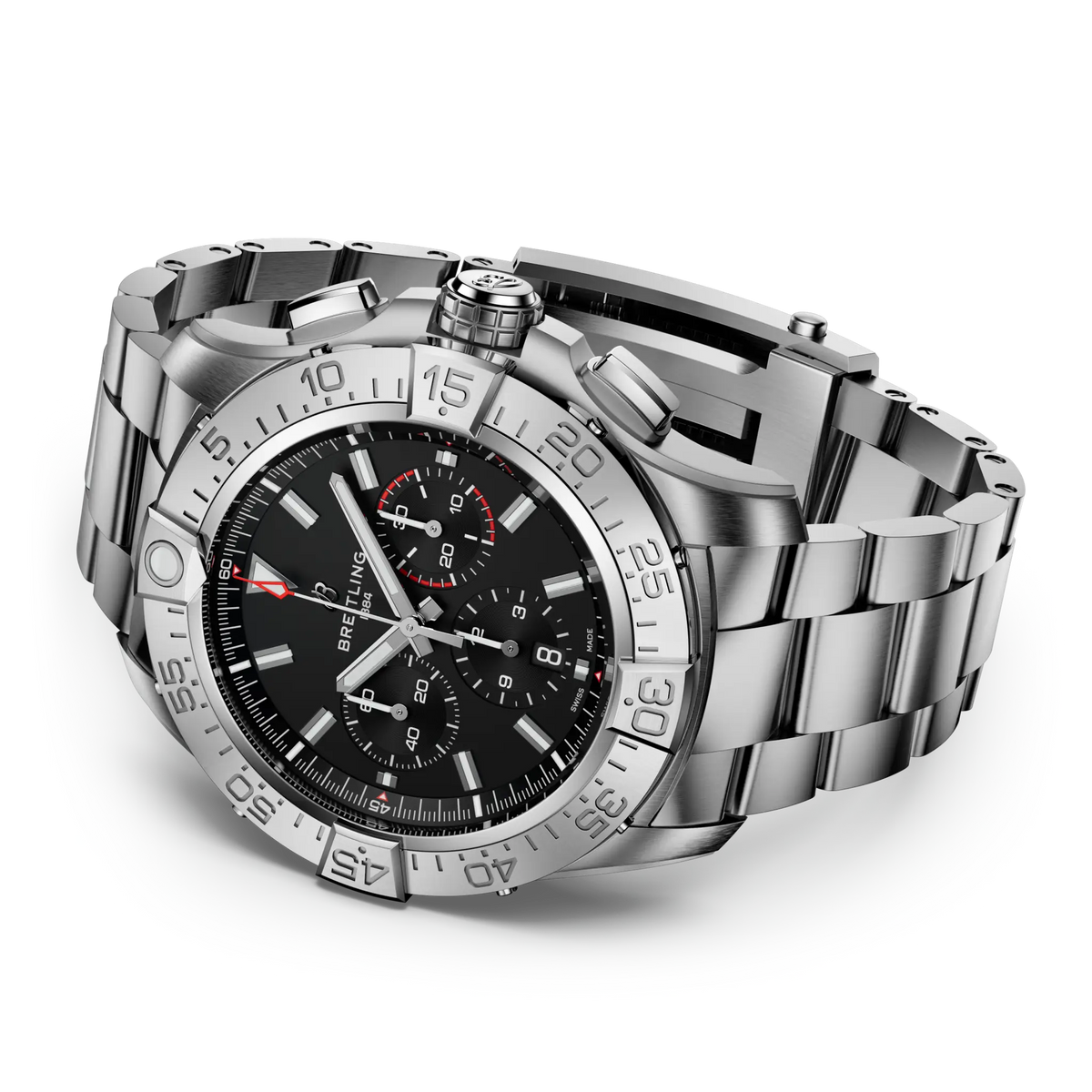 Super Avenger B01 Chronograph 46 Titanium 46 mm EB0148101B1E1 third view