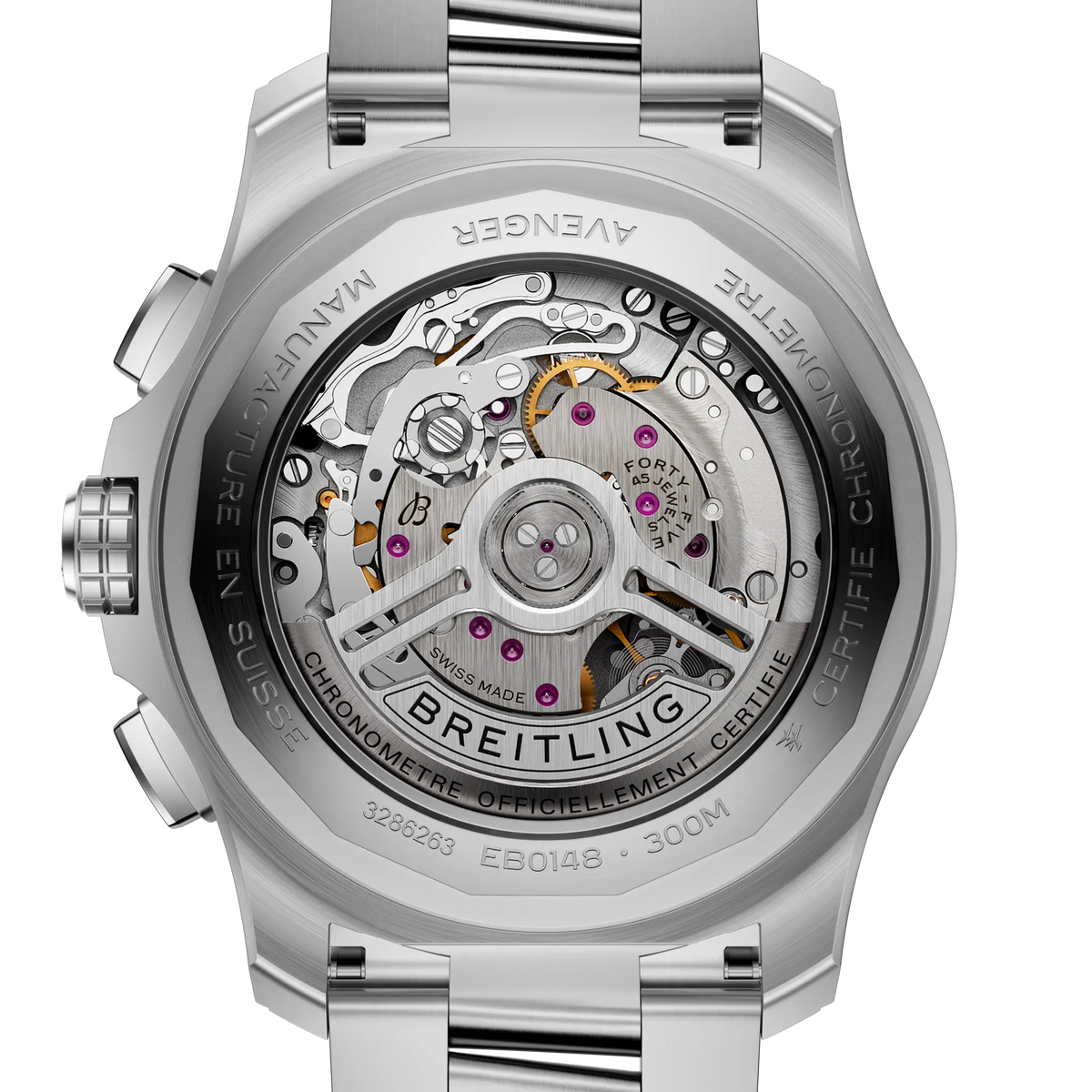 Super Avenger B01 Chronograph 46 Titanium 46 mm EB0148101C1E1 fourth view