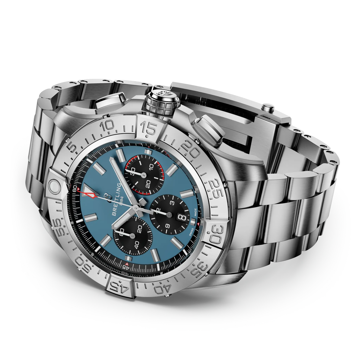 Super Avenger B01 Chronograph 46 Titanium 46 mm EB0148101C1E1 third view