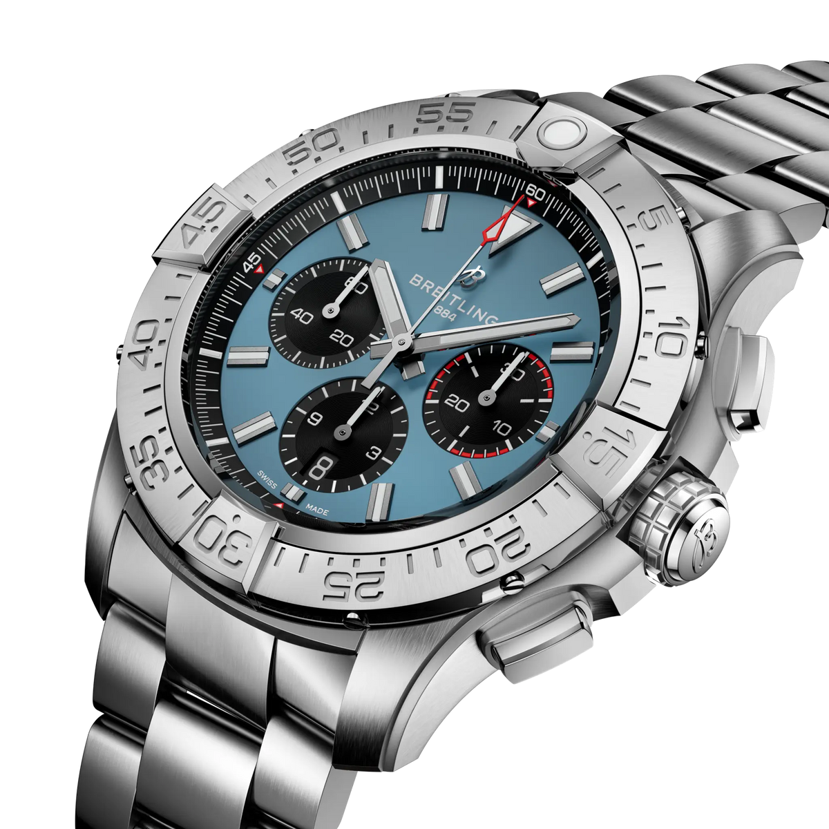 Super Avenger B01 Chronograph 46 Titanium 46 mm EB0148101C1E1 second view