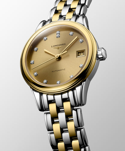 Flagship Classic 26.00 mm Gilt Stainless steel and yellow PVD coating L42743377 L4.274.3.37.7 back view