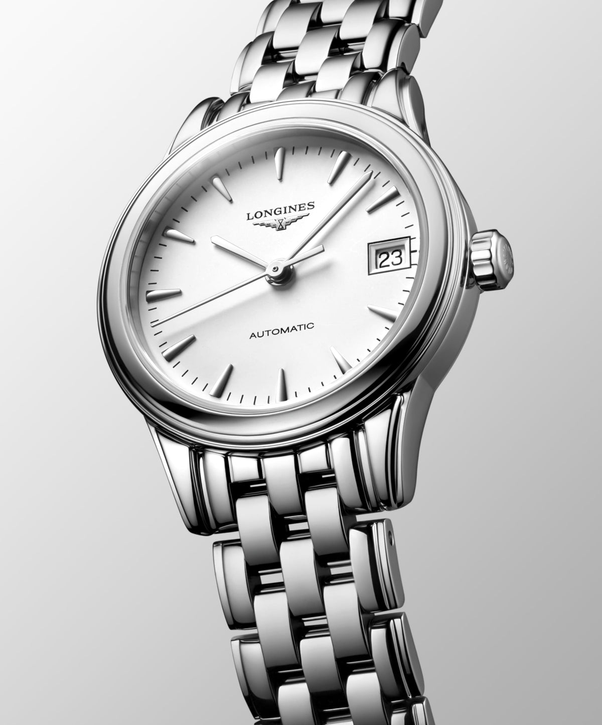 Flagship Classic 26.00 mm White matt Stainless steel L42744126 L4.274.4.12.6 back view